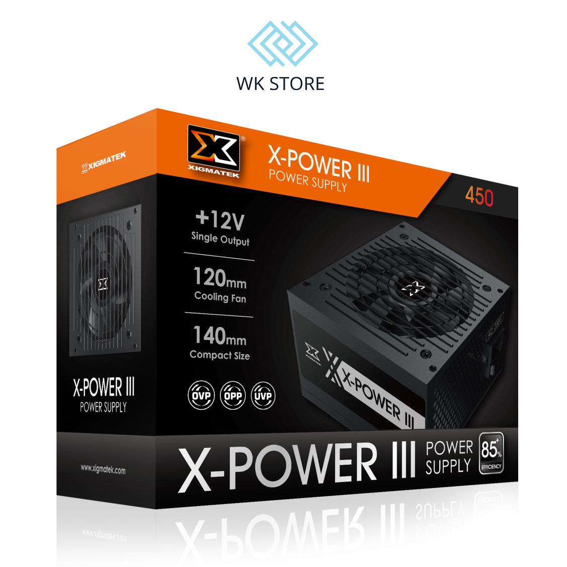 Nguồn máy tính Xigmatek X-Power III X450 400W (Chính hãng,BH 36 Tháng)