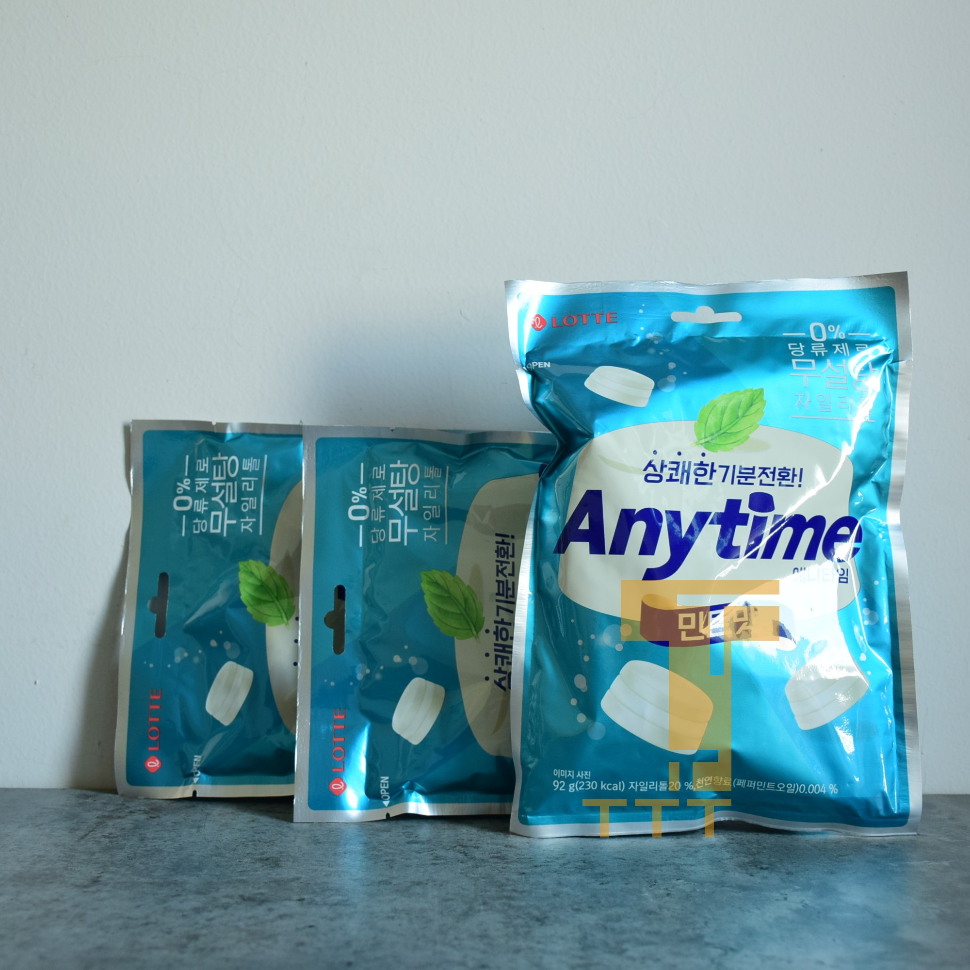Kẹo Bạc Hà Sữa Anytime Lotte 92 gram