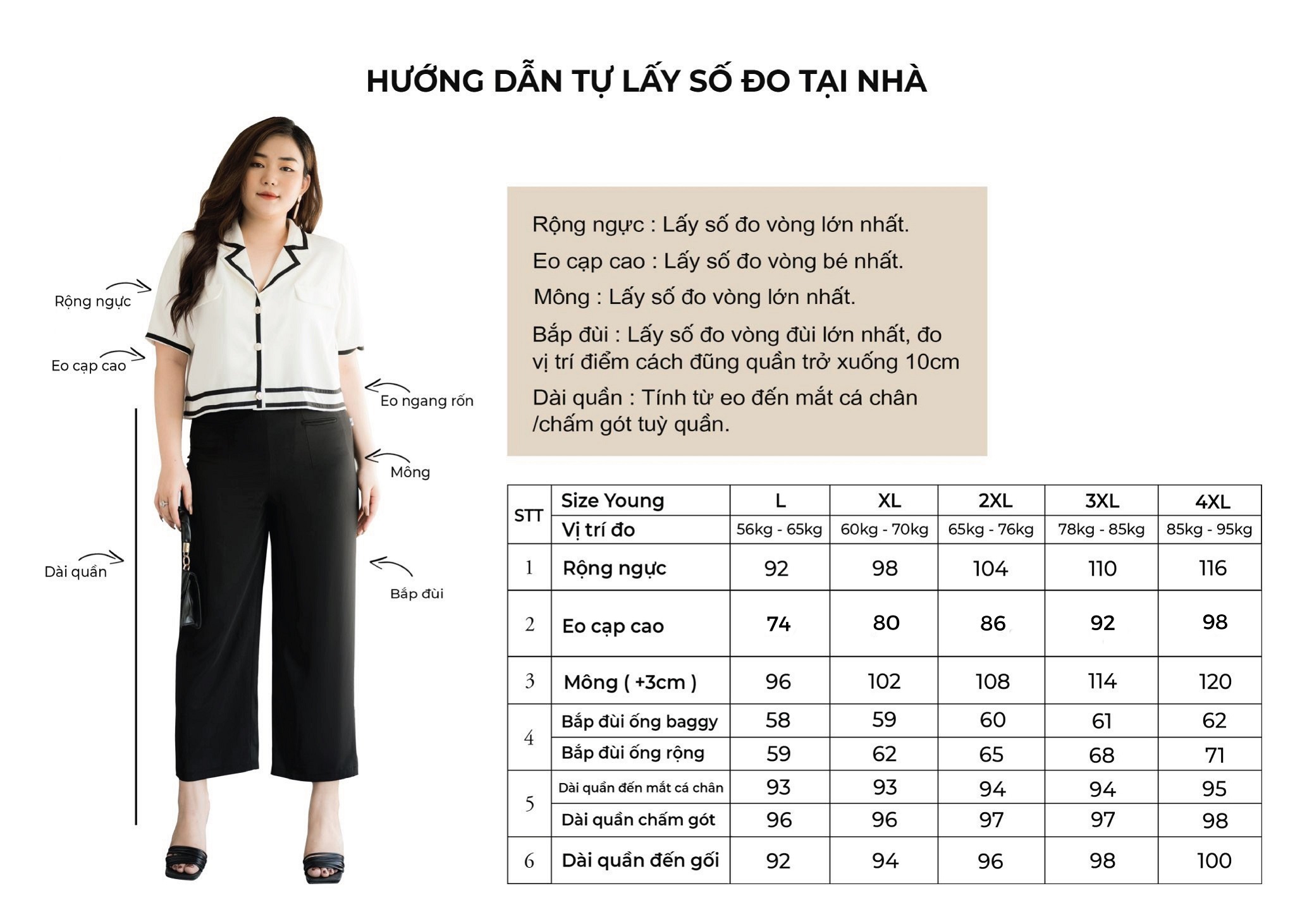 Đầm nơ ngực tay đèn lồng BIGSIZE (55kg đến 95kg) - 22SD24 - [BUstu Bigsize]