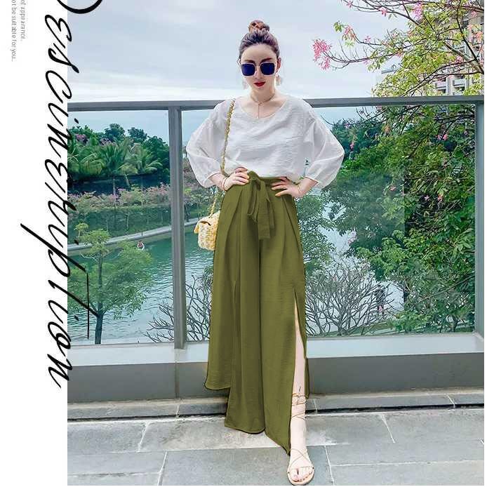 Tp01 split sleeve + baggy pants set