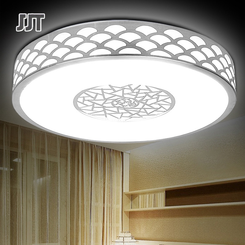 Round ceiling lamp LED bun lamp 12W 18W 24W Pure white LED bread light room decoration lights hanging lamp Lighter and thinner, white light, warm colors installed in the bedroom, study, balcony.