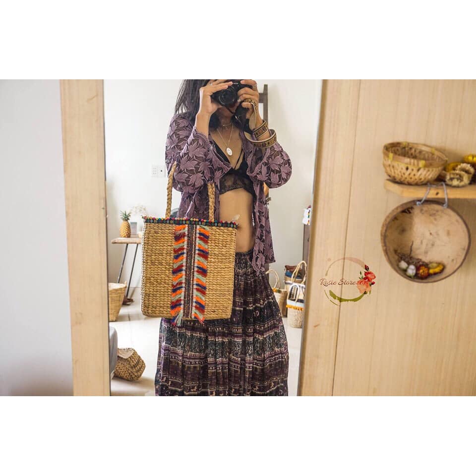 Túi Cói, Giỏ Boho