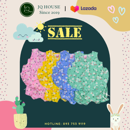 **SALE** COMBO 2 BỘ SÁT NÁCH VẢI LANH CHO BÉ GÁI (5-7 KÍ)