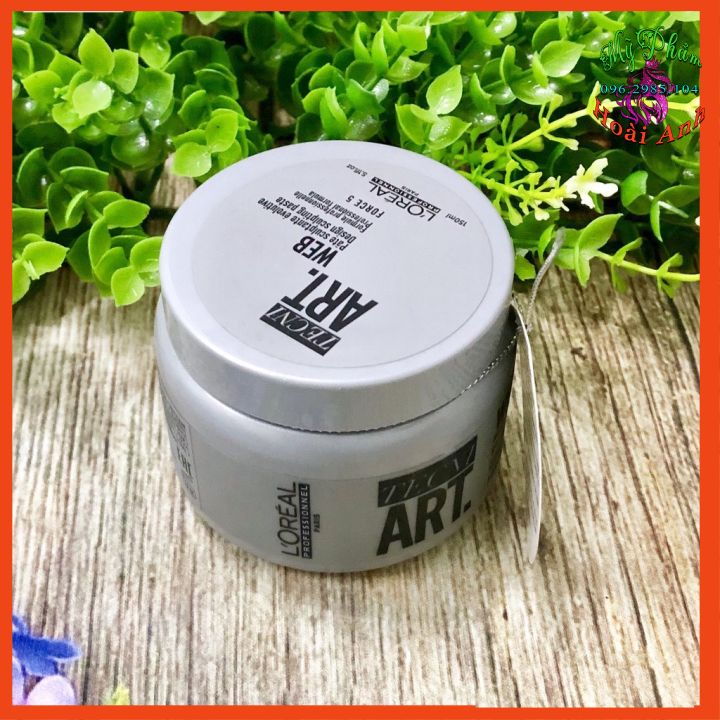 [L'oreal chính hãng] Sáp vỗ Loreal Tecni Art. Web Design Sculpting Paste Force tạo kiểu tóc 150ml - hủ