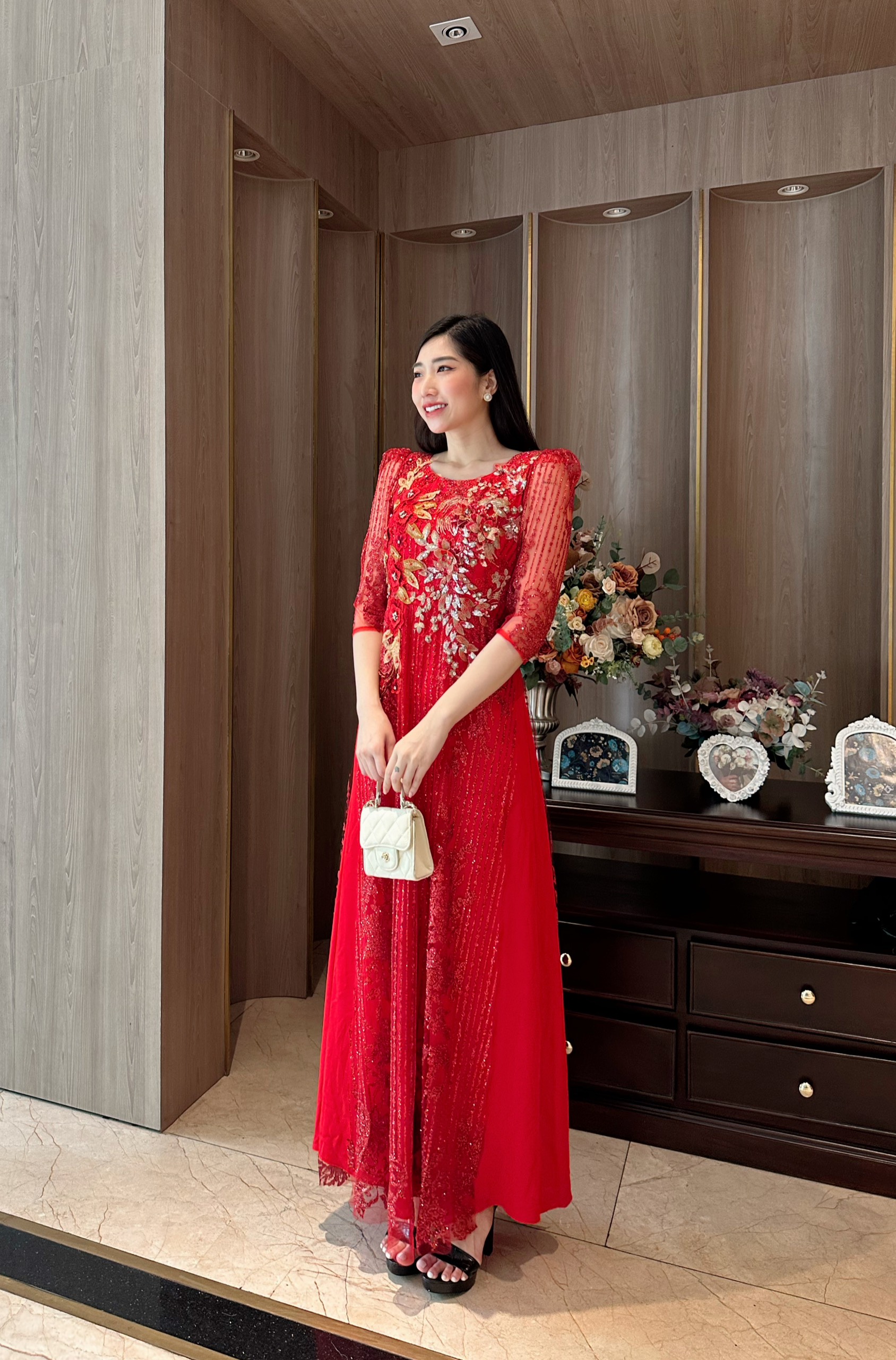 Đầm nữ dự tiệc, thiết kế sang trọng
