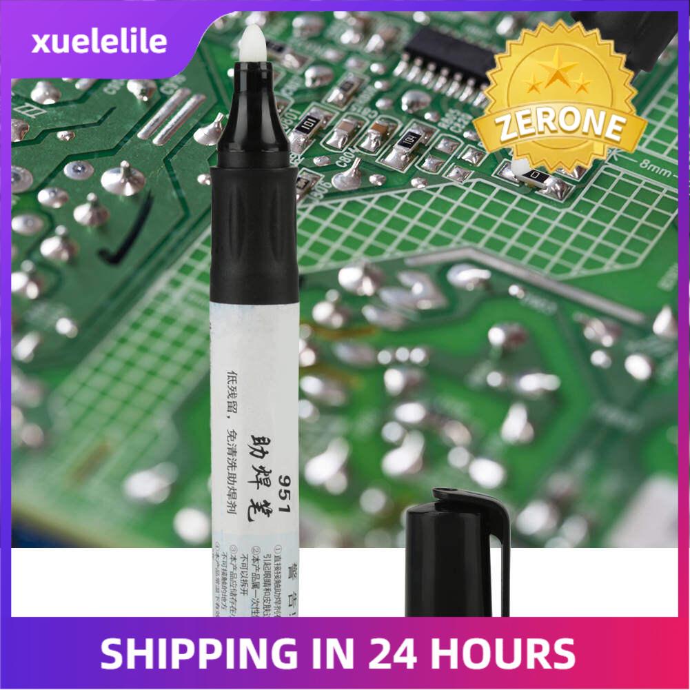 1pc Rosin Soldering Pen Rosin Soldering Pen 13cm Soldering Flux Pen 951 Soldering Rosin Flux Pen Low-Solids Non-clean Soldering Flux Pen Solder for So