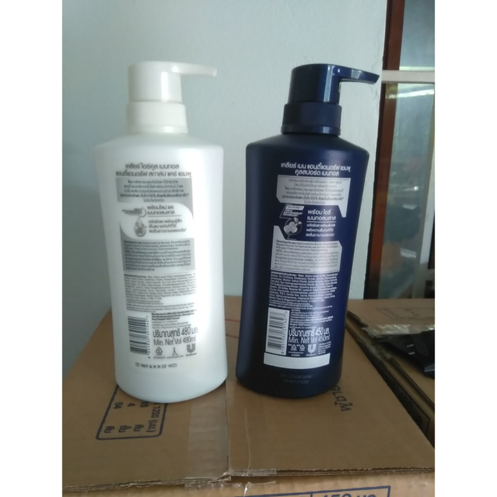 Dầu gội Clear Men, Bạc hà Thái Lan 480ml