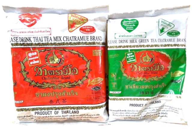 Trà Thái Xanh - Trà Thái Đỏ Pha Trà Sữa Thái (Đỏ 400gr - Xanh 200gr)