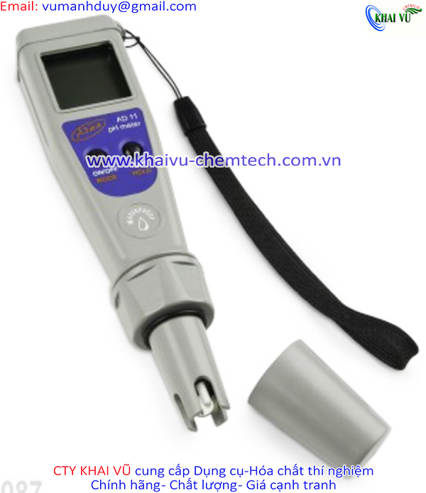 [HCM]Máy đo bút đo pH nước AD11 ( đo PH và nhiệt độ nước )