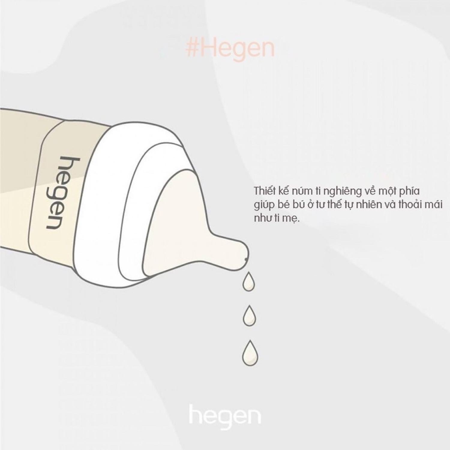 [CHÍNH HÃNG] Núm Ti Thay Thế Bình Sữa Hegen