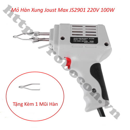 MỎ HÀN CHÌ, MỎ HÀN XUNG JOUST MAX JS2901 220V 100W (LOẠI TỐT)