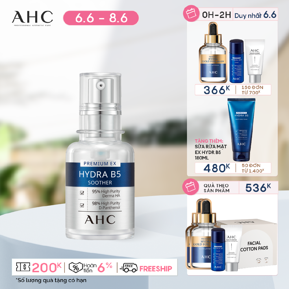 Tinh Chất Cấp Ẩm AHC Premium Ex Hydra B5 Soother 30ml