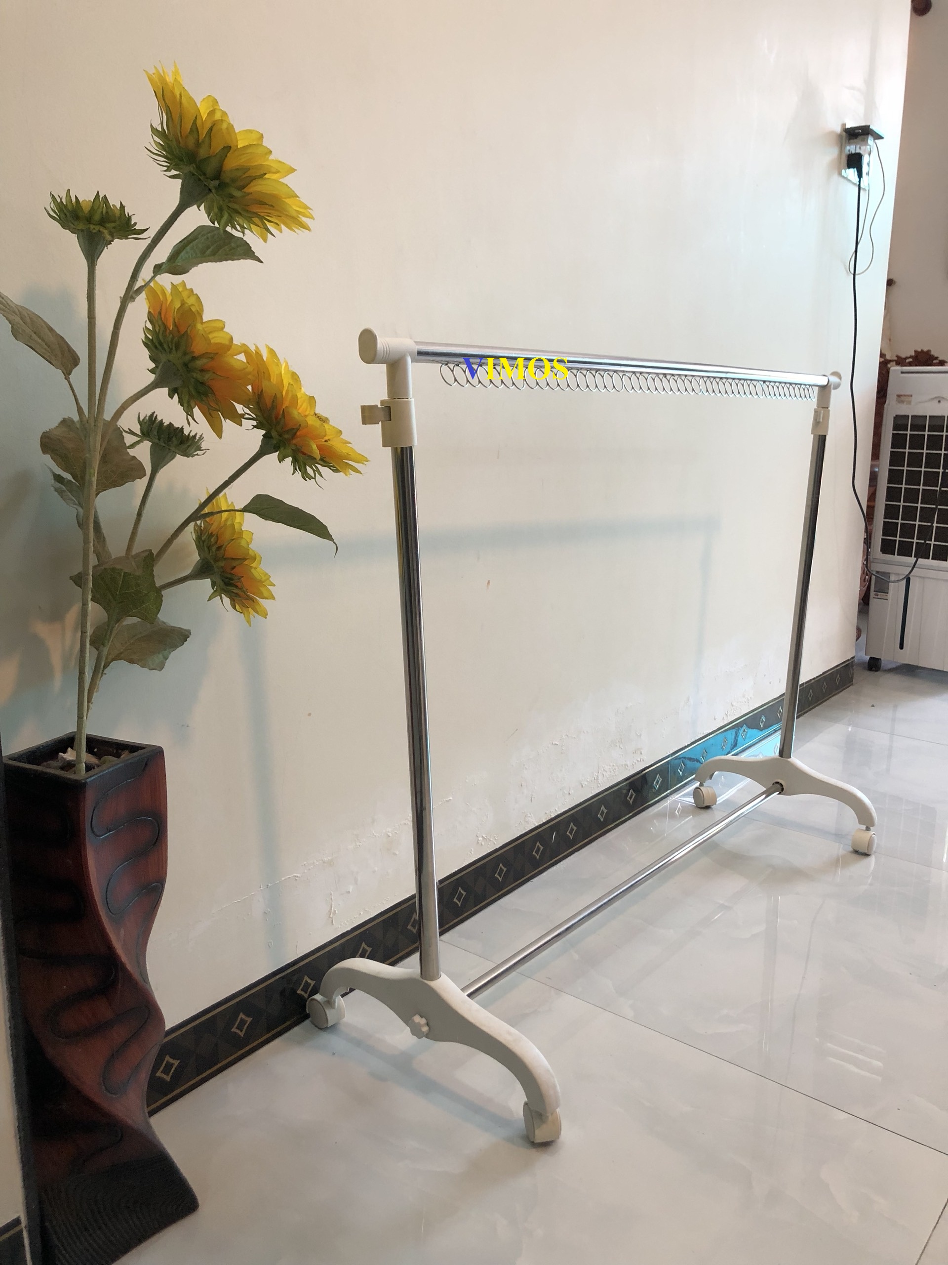 Sào phơi đồ, giàn phơi quần áo inox có khoen VIMOS