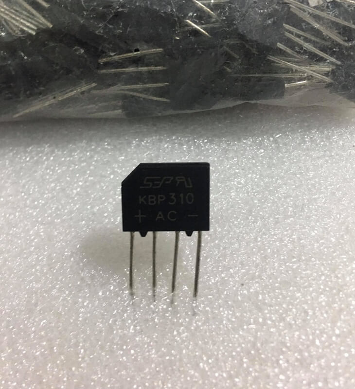 10 cái cầu diode kbp310 3a 1000v dip-4 mới chính hãng sep 100%