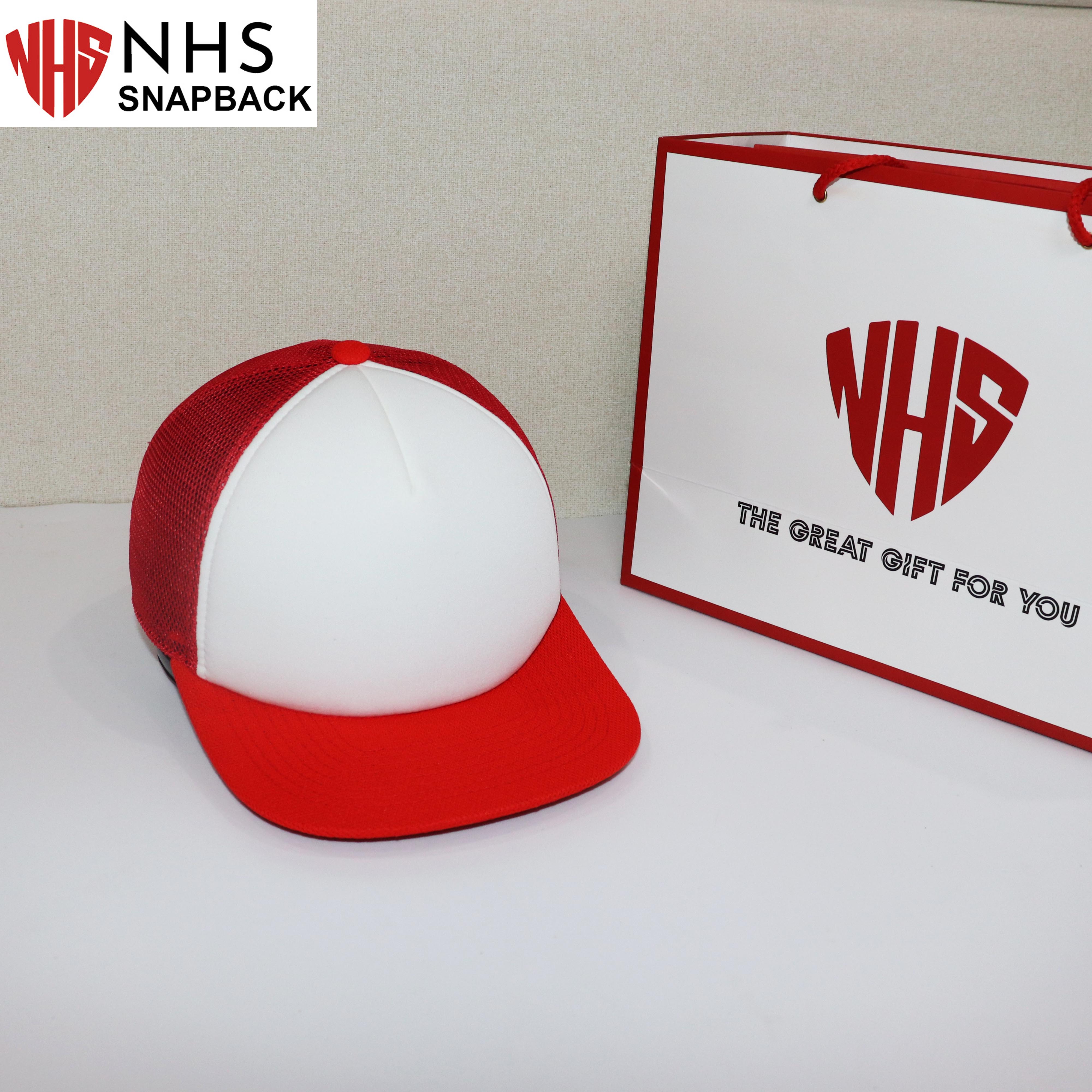 Mũ Snapback NHS Trơn010 Lưới Mút Êm Ái .