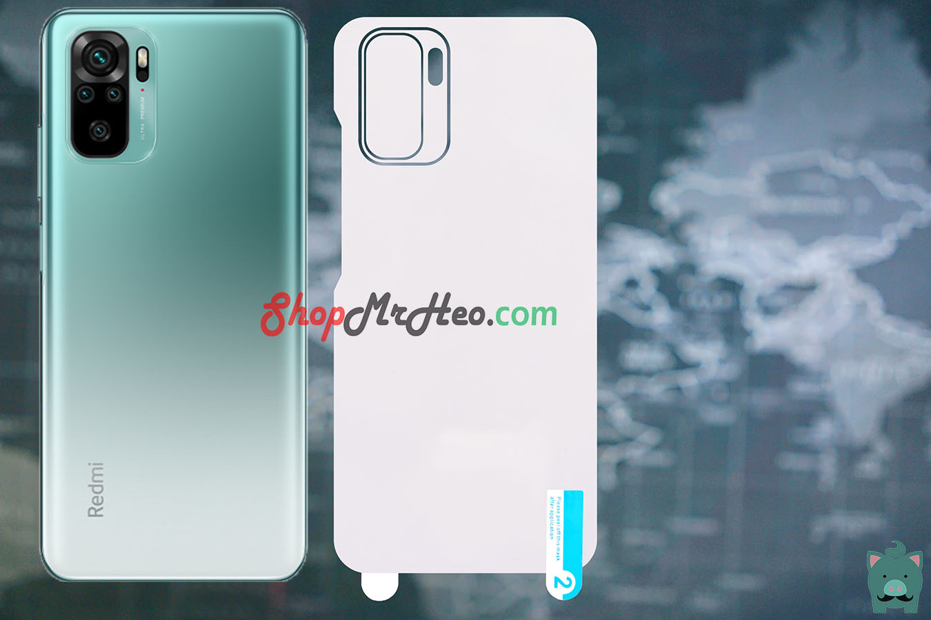 [HCM]Dán Dẻo PPF Full Mặt Sau Lưng Xiaomi Redmi Note 10 - Redmi Note 10 Pro - Trong Và Nhám
