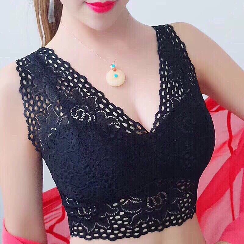 [HCM]ÁO BRA REN SIÊU ĐẸP FREESIZE DƯỚI 52 KÍ
