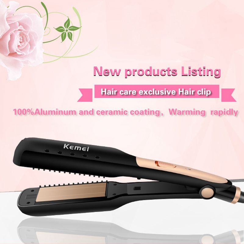 [HCM]Máy Kẹp Cúp Phồng Kemei 2091