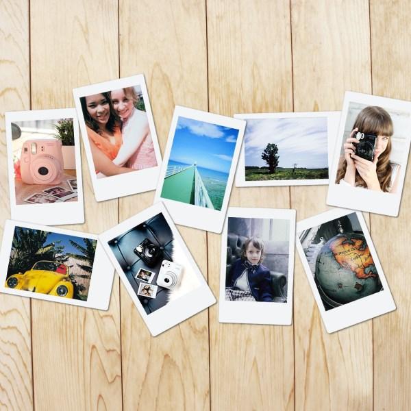 Ảnh card polaroid có ép lụa đặt theo yêu cầu 5 ảnh