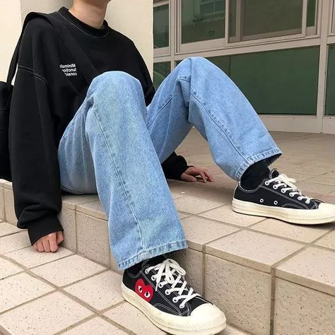 Quần baggy nam ống rộng