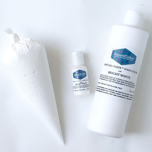 Màu thực phẩm Americolor Bright White - 6oz