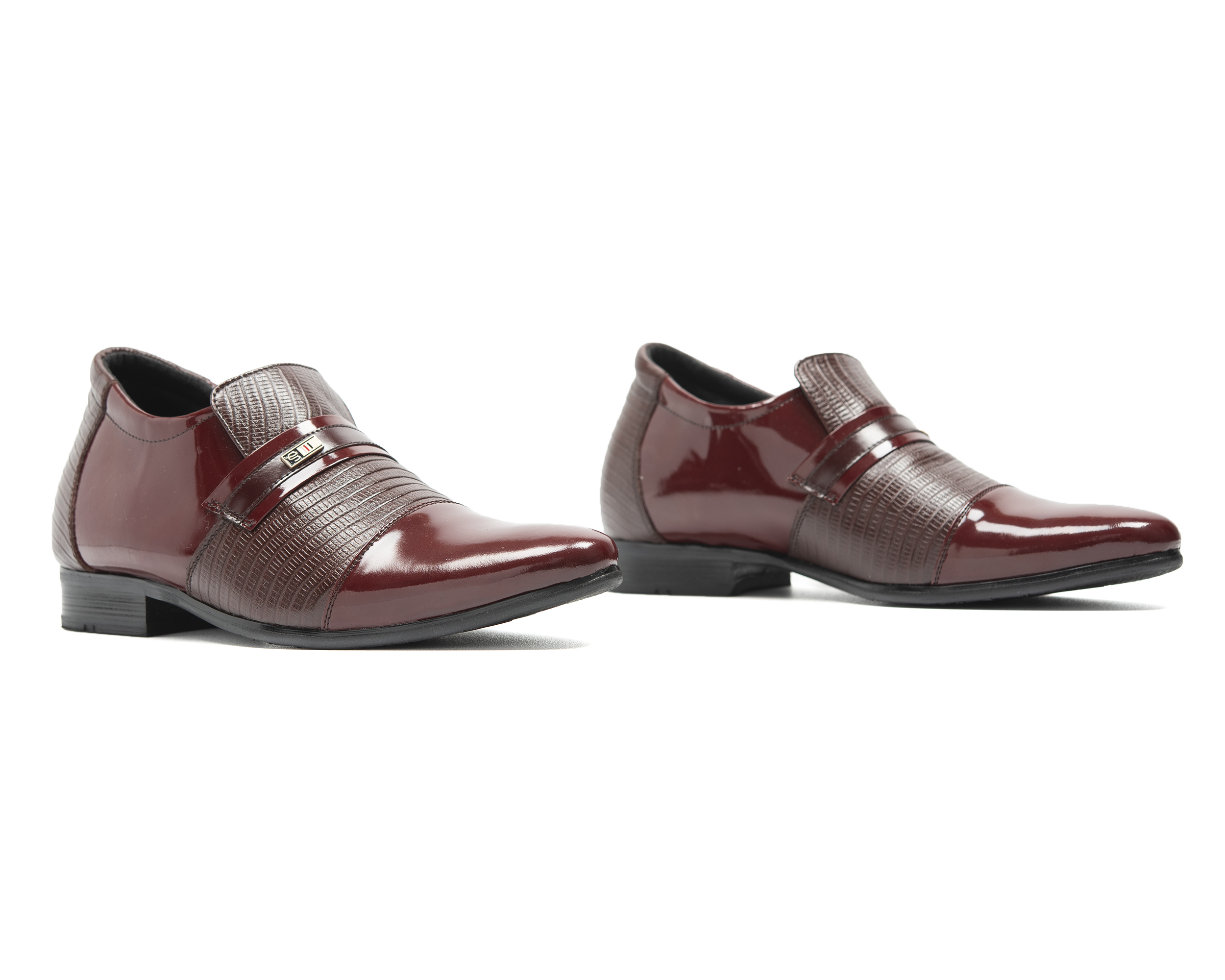 [6] shoes height increasing Men T&TRA S1083 plain black