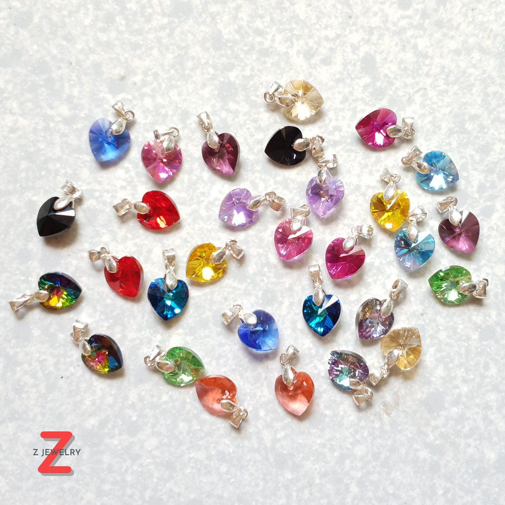 Mặt Dây Chuyền Trái Tim Pha Lê Swarovski
