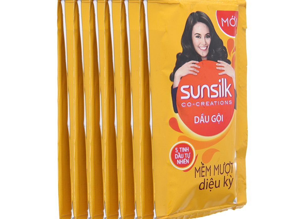 Combo 10 dây dầu gội Sunsilk mềm mượt dây 6g