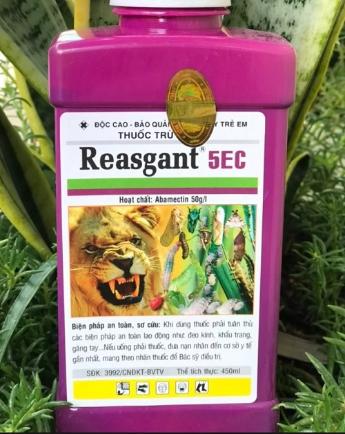 Thuốc trừ sâu Reasgant 5EC- Chai 450ml