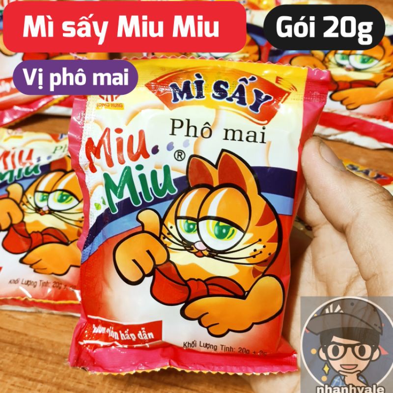 Mì tôm trẻ em miu miu gói 20g