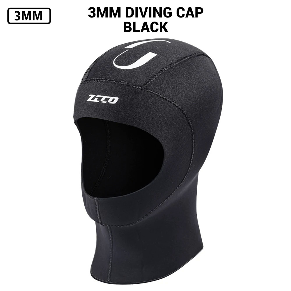 Thiết bị câu cá dưới nước 3mm Neoprene Bơi Mũ kitesurf windsurf Mũ săn bắn lặn biển Bể Bơi Lặn mũ bơi