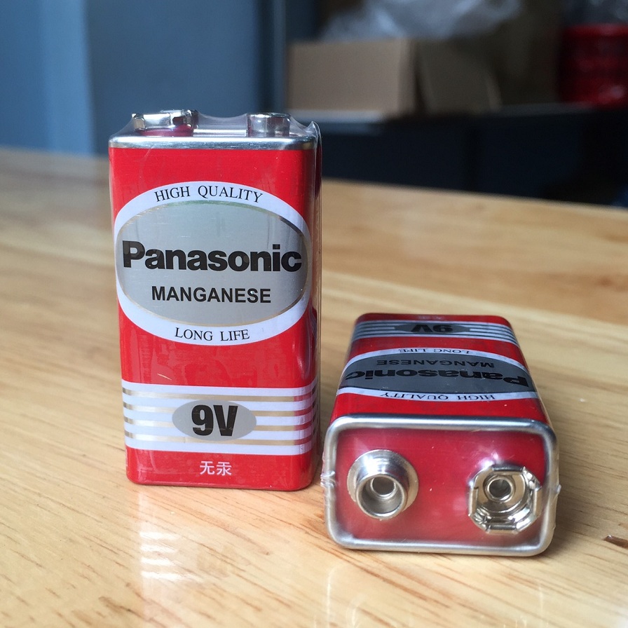 Pin vuông Panasonic 9V cho micro không dây - Pin 9V Panasonic