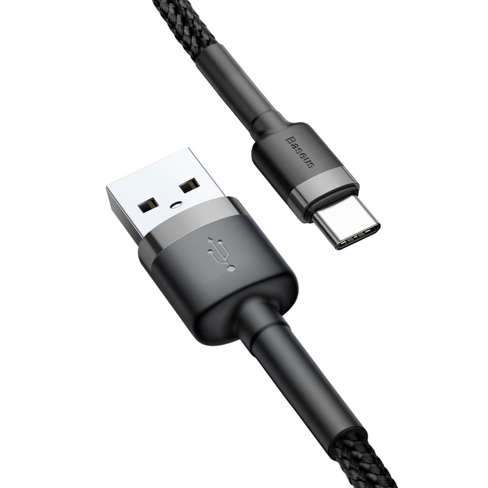 Cáp sạc nhanh chân typec Baseus Kevlar data cable USB for type-c 3A 1m CATKLF-BG1