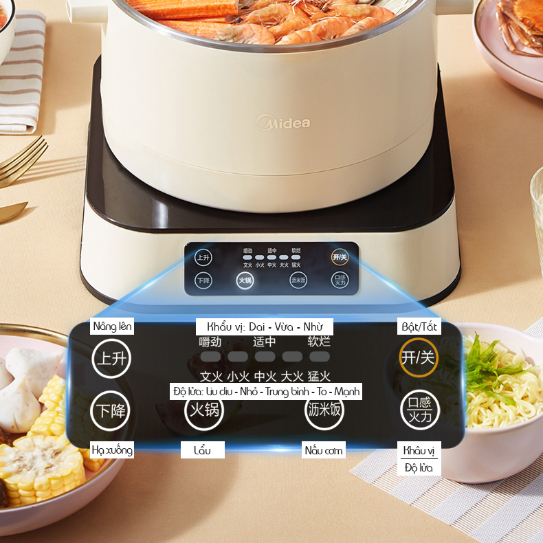 Nồi Lẩu Điện Thang Máy Thông Minh Midea