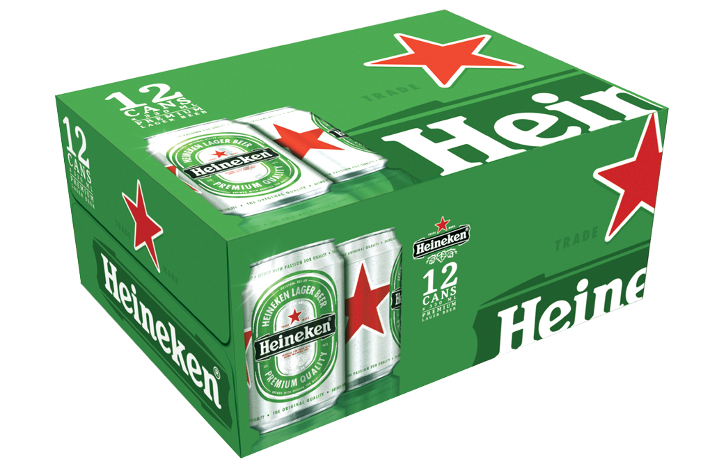 Thùng 24 Lon Heniken sleek 330ml