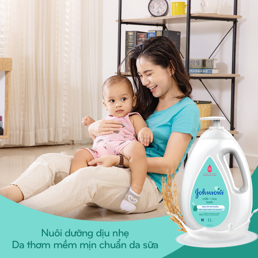 Johnson's Milk + Rice Baby Bath 500ml
