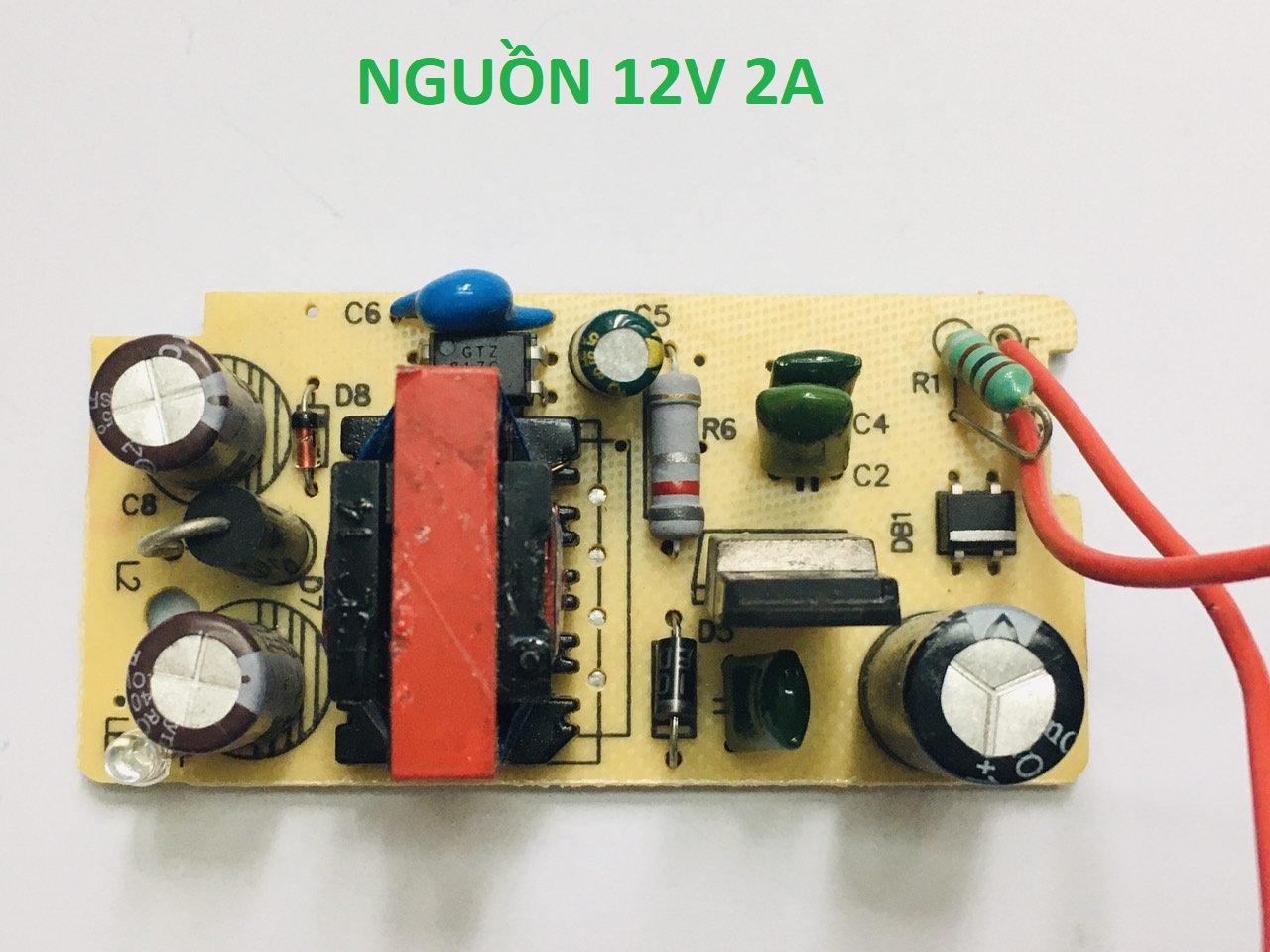 Nguồn không vỏ 12V 3A, 2A, 1A, 0.5A cho Led, Camera