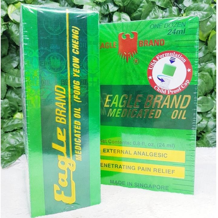 Dầu Gió Xanh Eagle Brand Mỹ Chính Hiệu 24ml