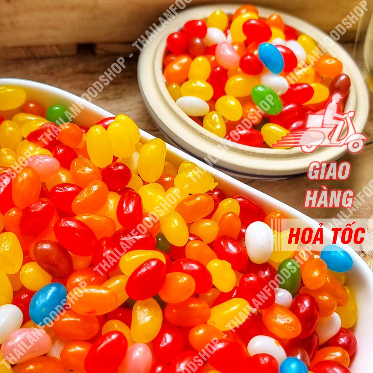 Kẹo Bi Trái Cây - Lon 500gr