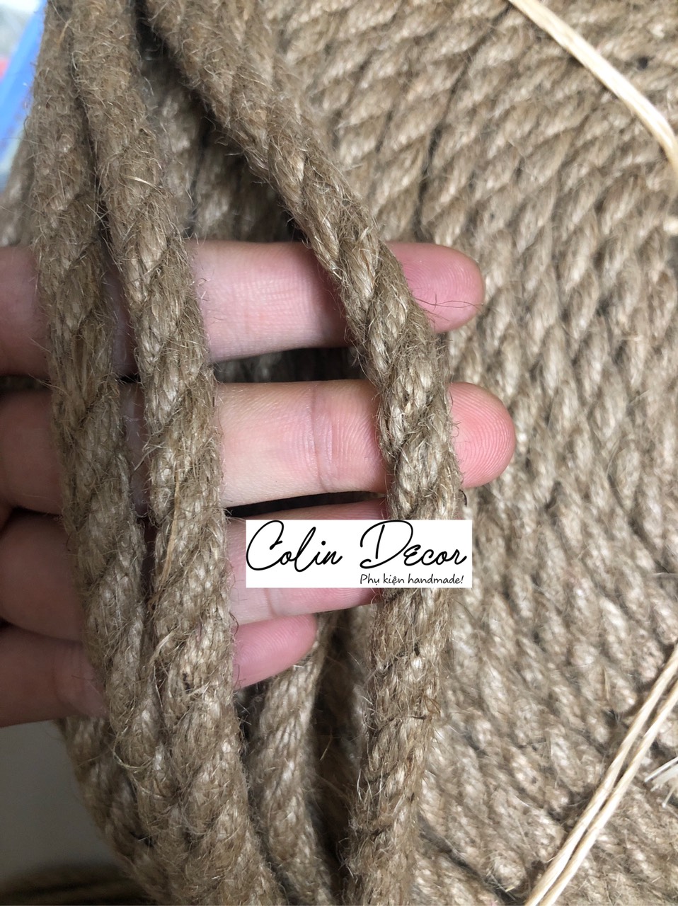 Bó 10m dây thừng gai dây đay trang trí handmade