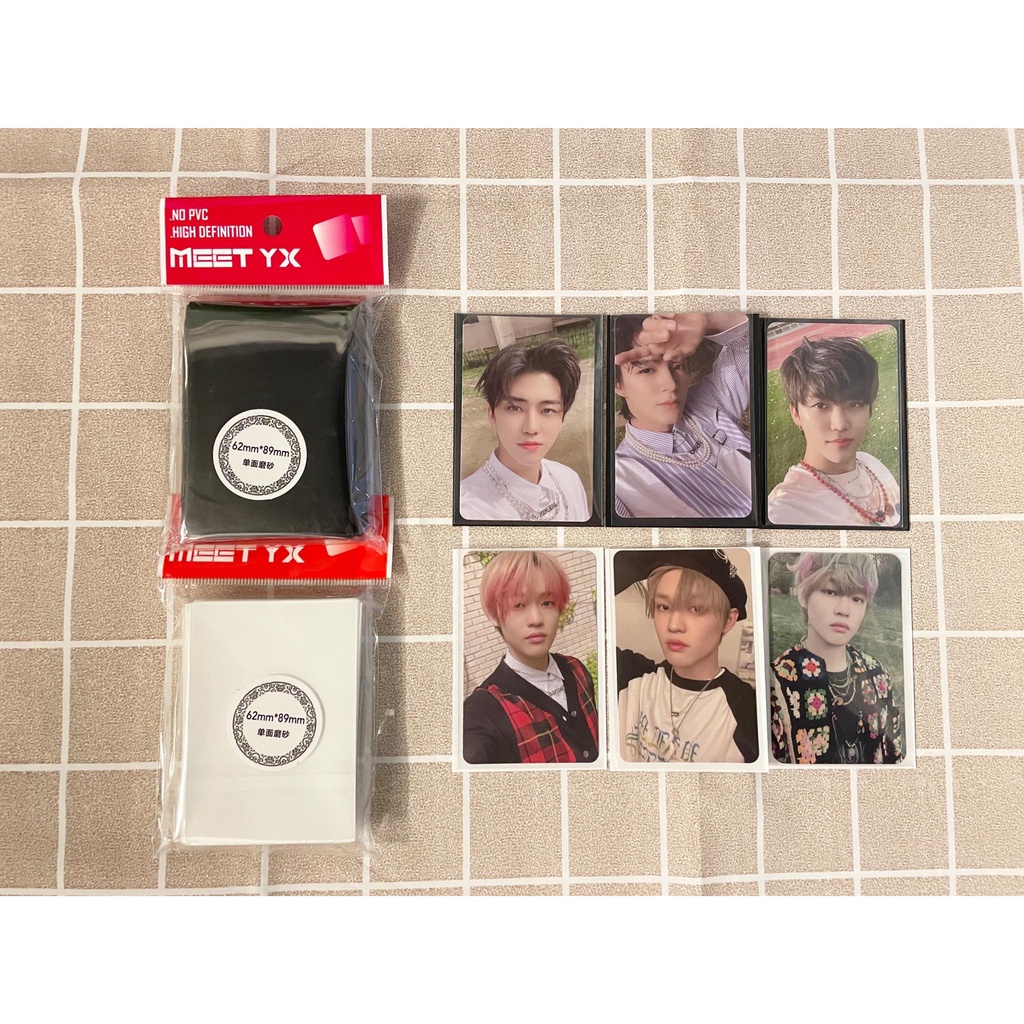 Bọc card- Sleeve MeeT có màu (đen/ trắng)