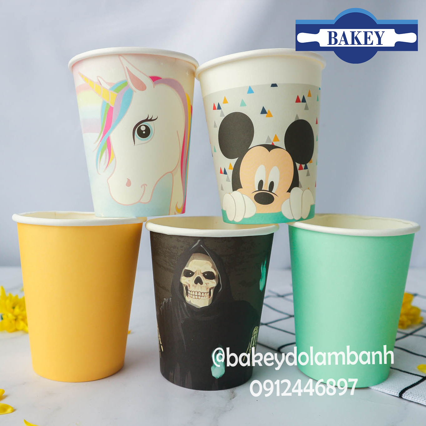 Cốc giấy set 50 chiếc