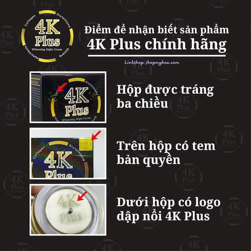 [ JunHee AUTH ] Kem 4K Plus Berry Plus 4K đỏ Thái Lan chính hãng