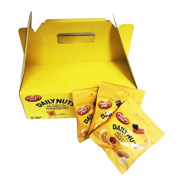 [HCM] Dailynuts 25g Combo 10 gói đồ ăn văt Dan D Pak