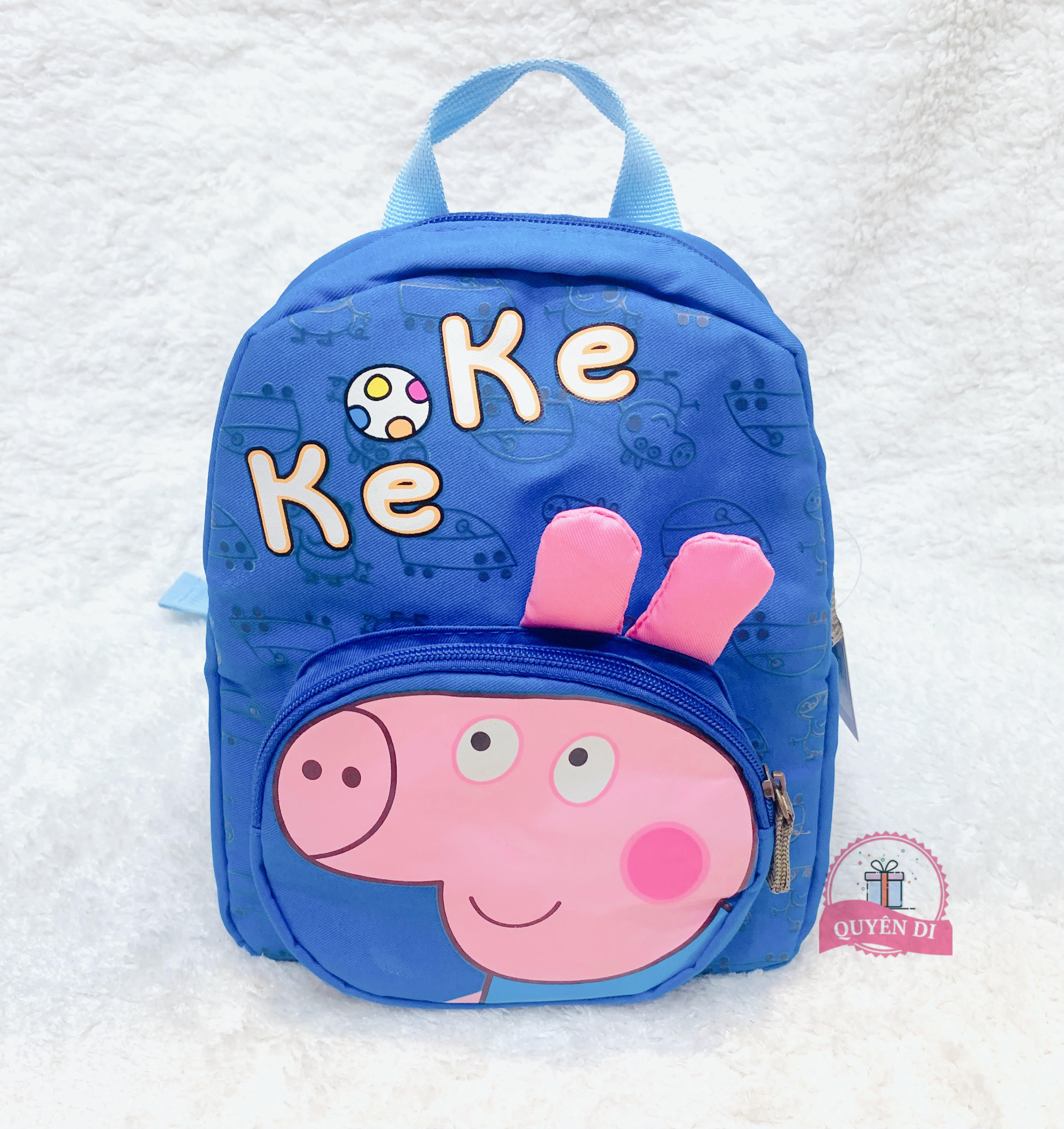 Ba Lô Vải Hình Heo Peppa Cho Bé