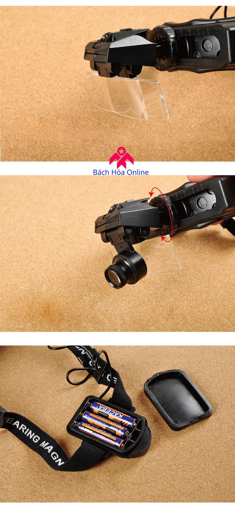 Kính lúp đeo đầu có đèn 9892E