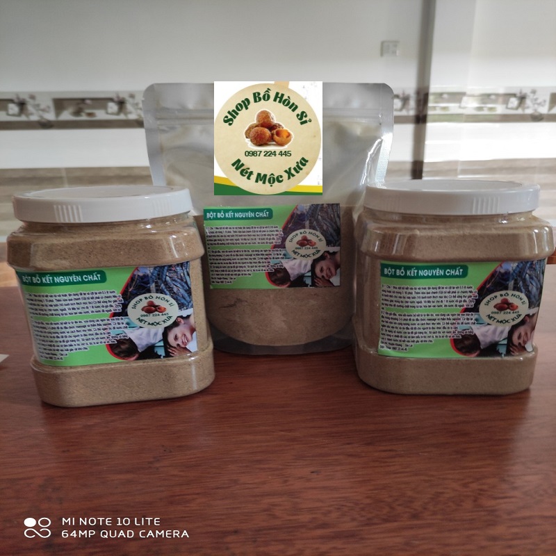 Bột bồ kết mịn nướng tách hạt rang xay (1kg )