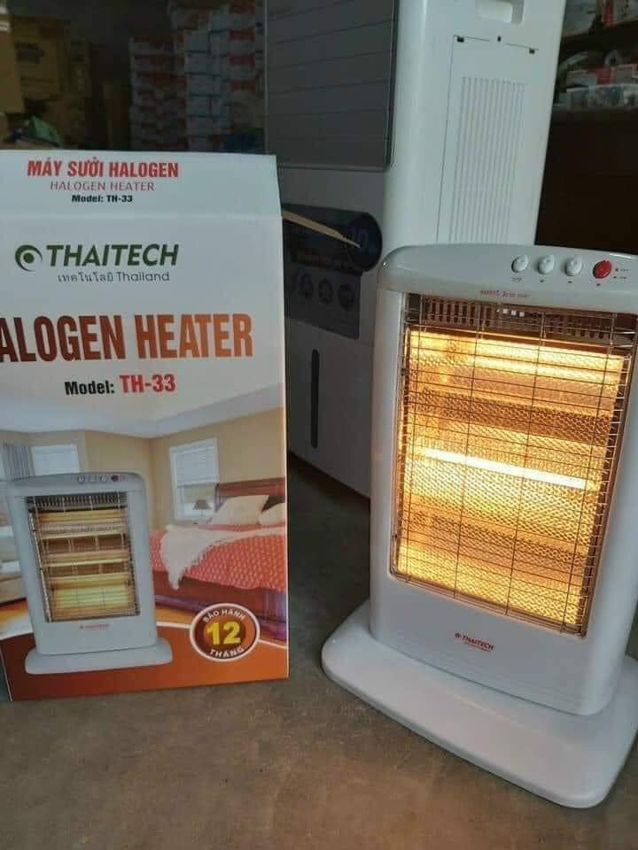 [ BÁN CHẠY] Máy sưởi halogen Thaitech 3 bóng sưởi