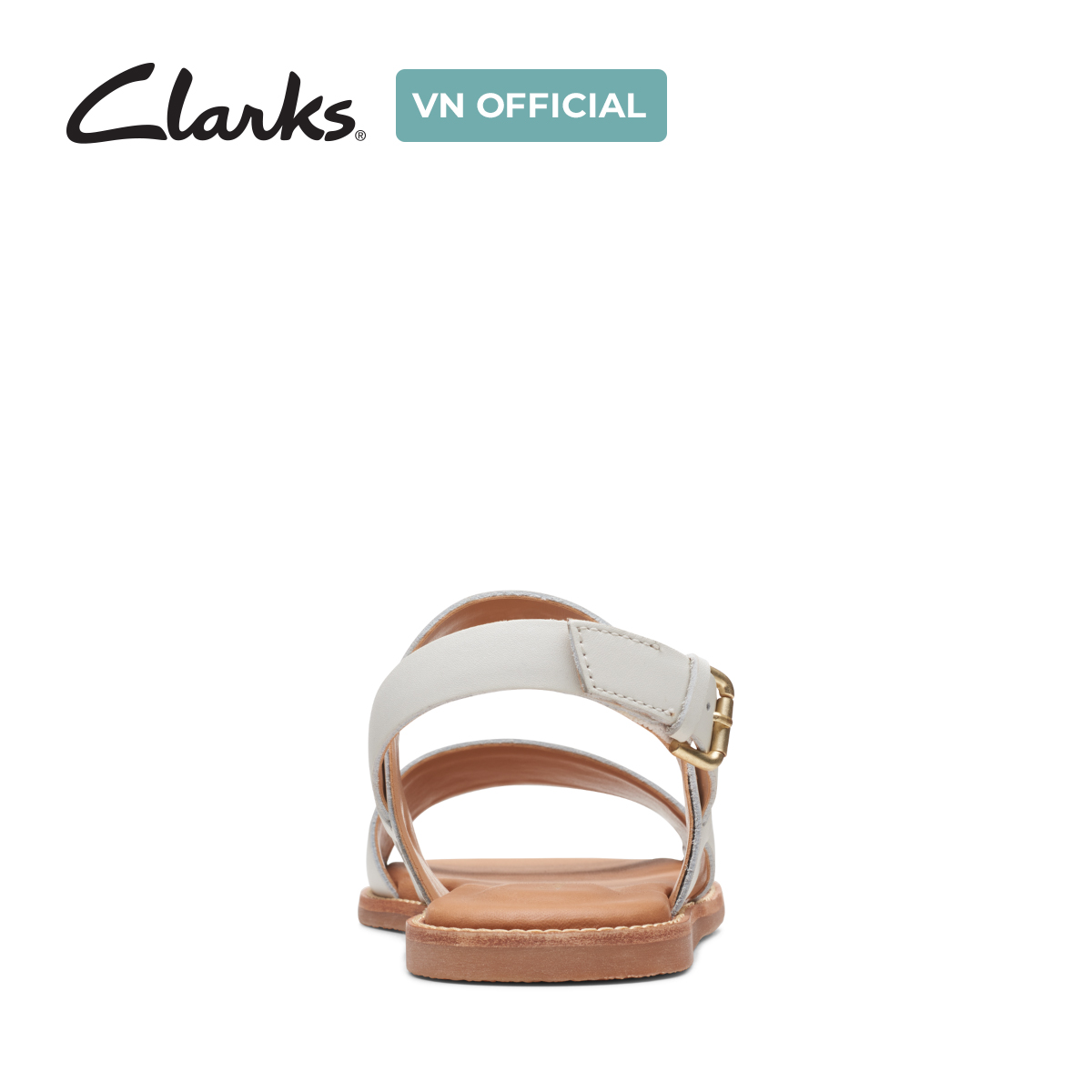 Giày Sandal Da Nữ Clarks - Karsea Strap
