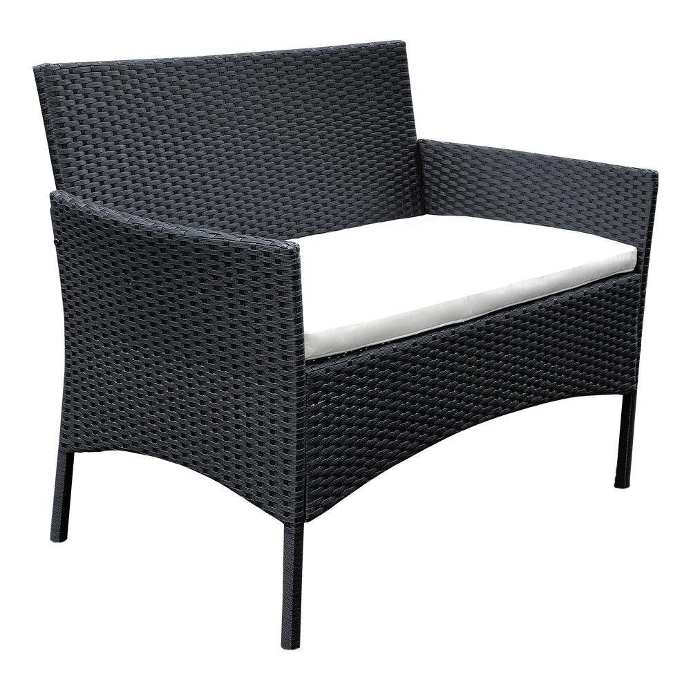 Poly rattan garden furniture 4 pcs sofa set